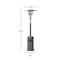 Flash Furniture Sol Patio Outdoor Heating-Slate Gray Stainless Steel 40,000 BTU Propane Heater w/Wheels, 7.5Ft Tall NAN-HSS-AGH-GY-GG - alternate 4